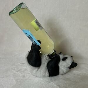 Adorable Reclining Panda Wine Bottle Holder